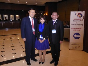 韓国のコンサル会社の社長と井手さんと